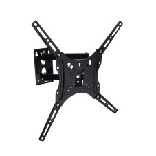 Кронштейн для ТВ наклонно-поворотный, 14"-55", до 45кг, 50x50 до 400x400мм, металл LEBEN
